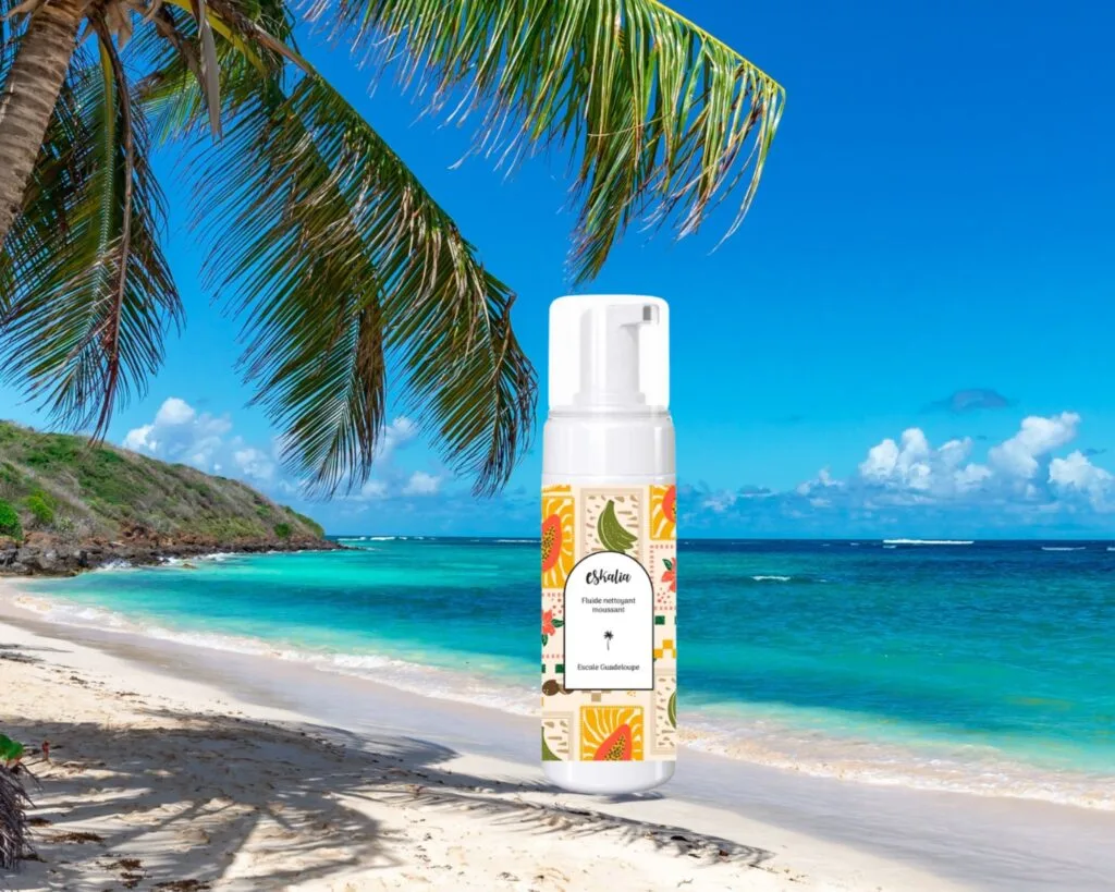 Fluide nettoyant moussant escale Guadeloupe Eskalia
