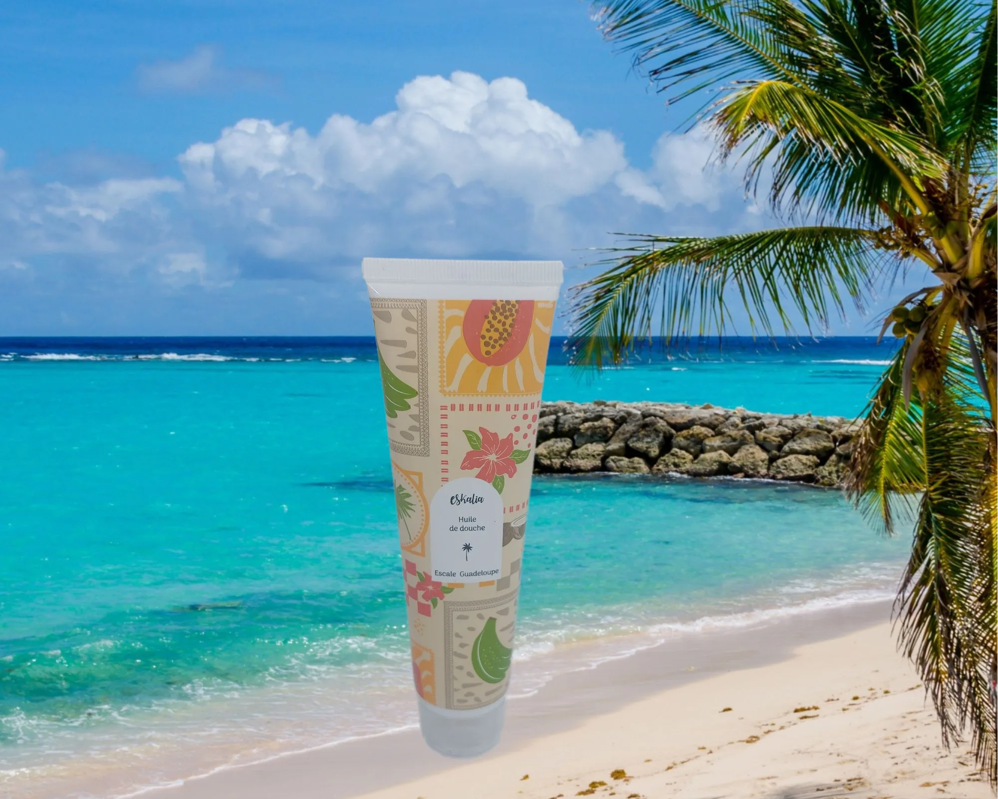 Huile de douche escale Guadeloupe Eskalia