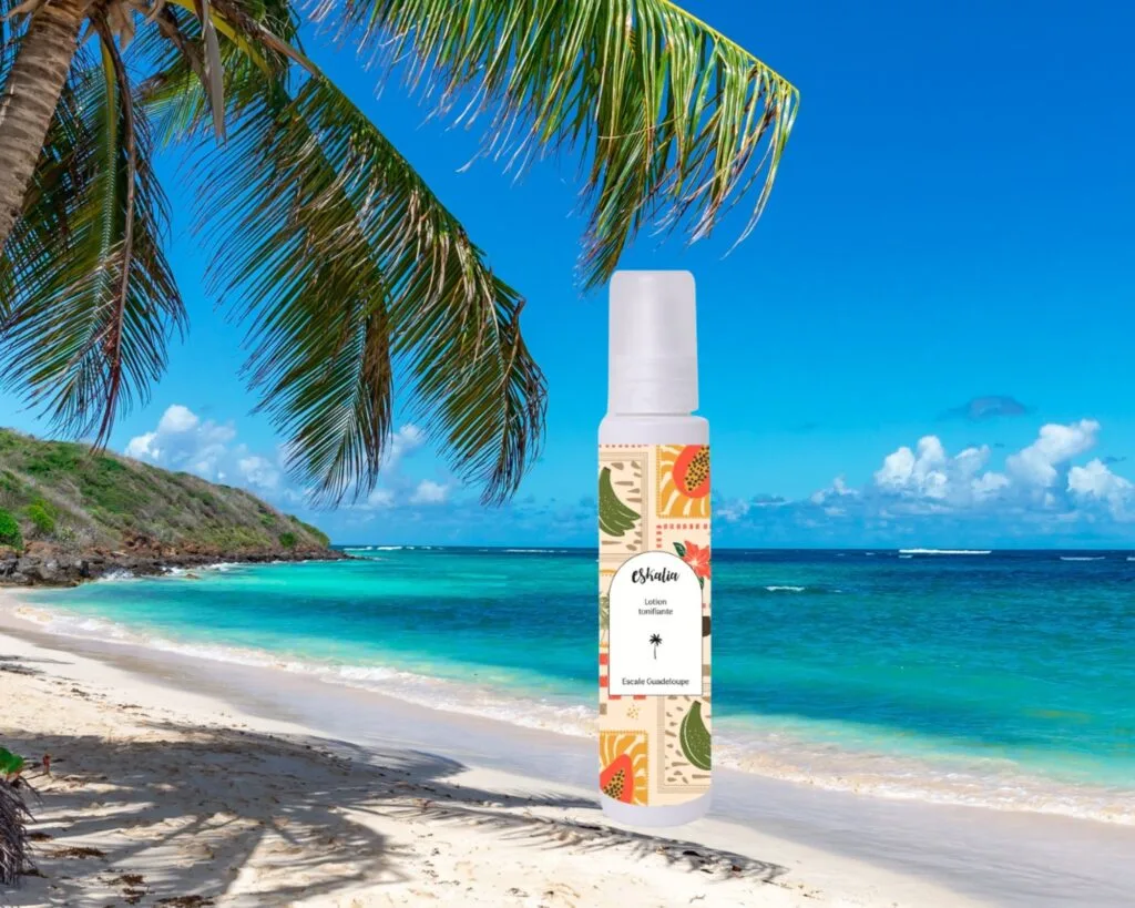 Lotion tonifiante escale Guadeloupe Eskalia