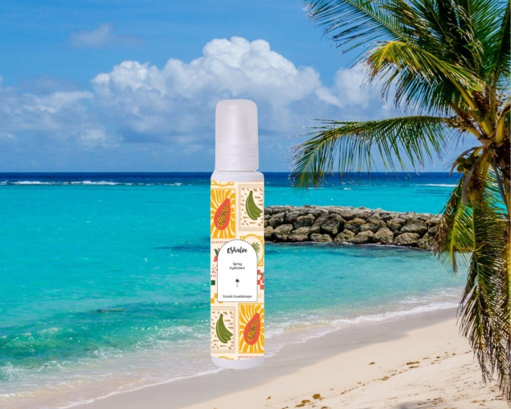 Spray hydratant escale Guadeloupe Eskalia