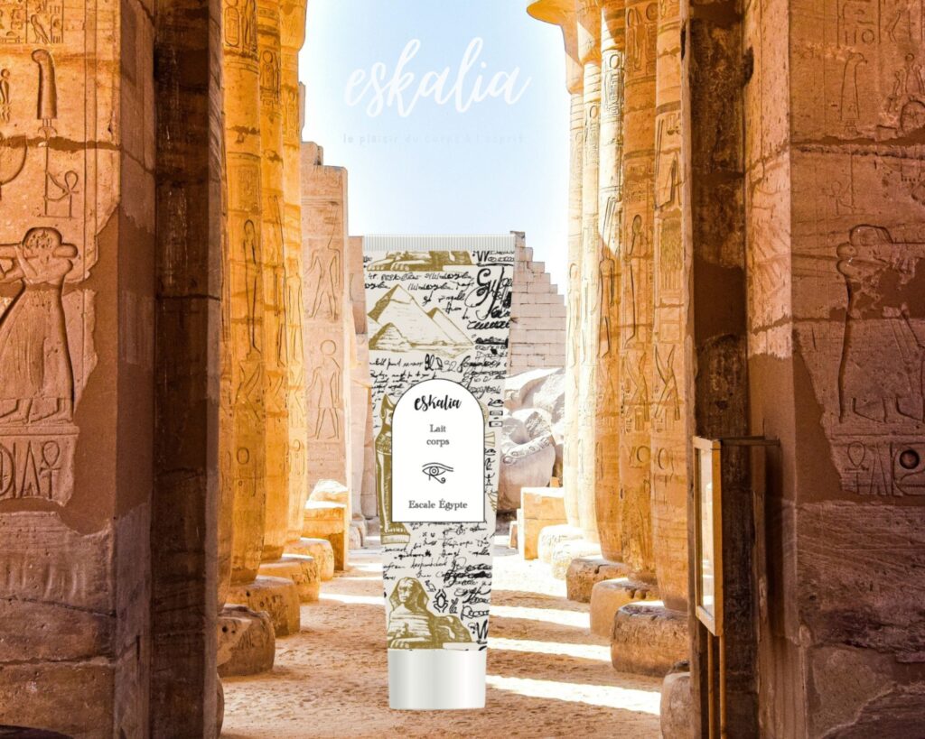 Lait corps Eskalia escale Egypte