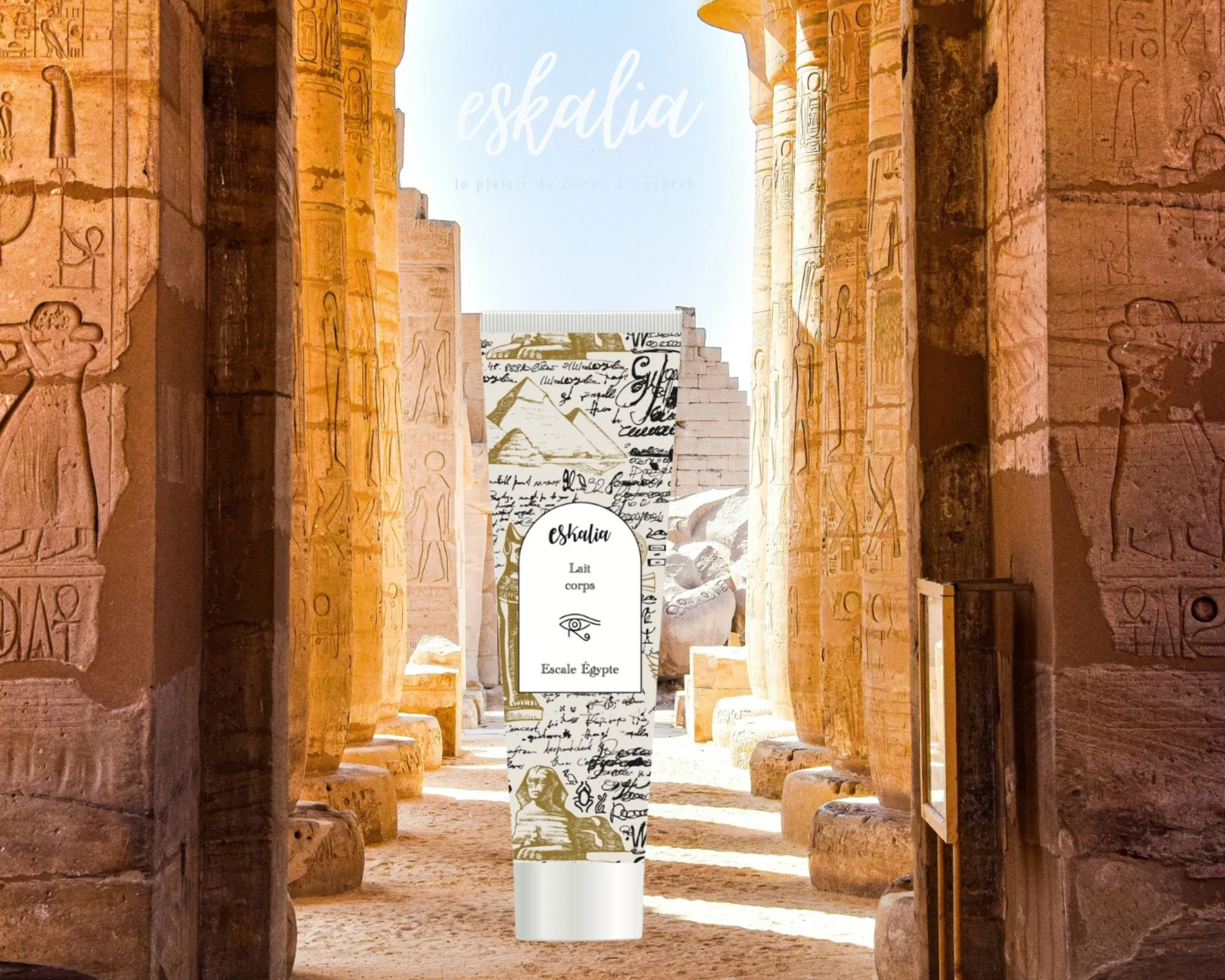 Lait corps Eskalia escale Egypte